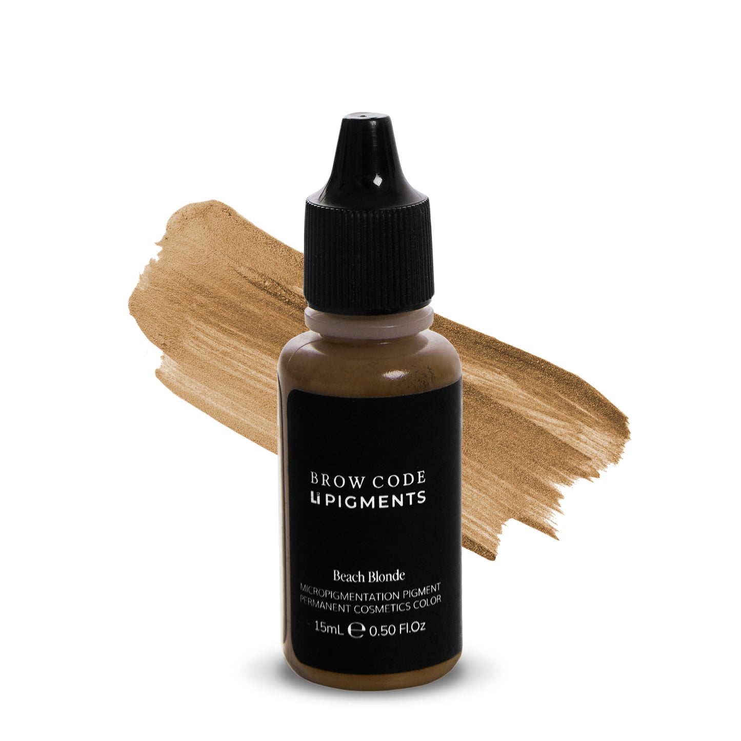 Li Pigments Permanent Makeup - color-beach-blonde with swatch on white background