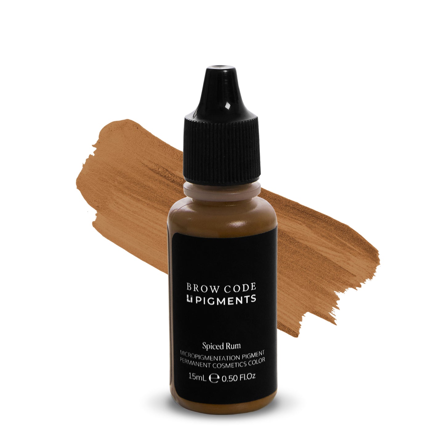 Li Pigments Permanent Makeup - color-spiced-rum with swatch on white background